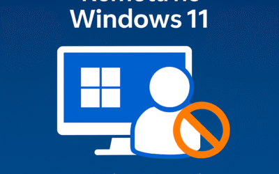 Acesso Simultâneo via Área de Trabalho Remota no Windows 11
